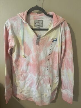 Cuffy's Tie-Dye Pullover Hoodie - Pink Multi